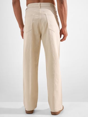 Image of Highlander Men Men's Straight Relaxed Fit Jeans | Stretchable | Everyday Comfort & Style| Jeans for Man|Premium Cotton Blend