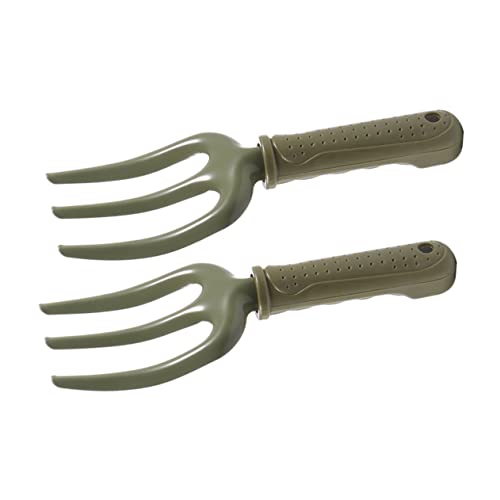 Abaodam 2pièces Fourches De Jardinage à Dents pour Outil De Jardinage Et Outil à Main Convient pour Ameublir Sol Et Planter des Fleurs