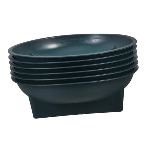 Yardwe 6pezzi Portafiori Rotondo Per Tombe Ciotole Per Fiori Esterni Da Giardino Contenitori Per Cimitero Adatte Per Feste e Commemorazioni