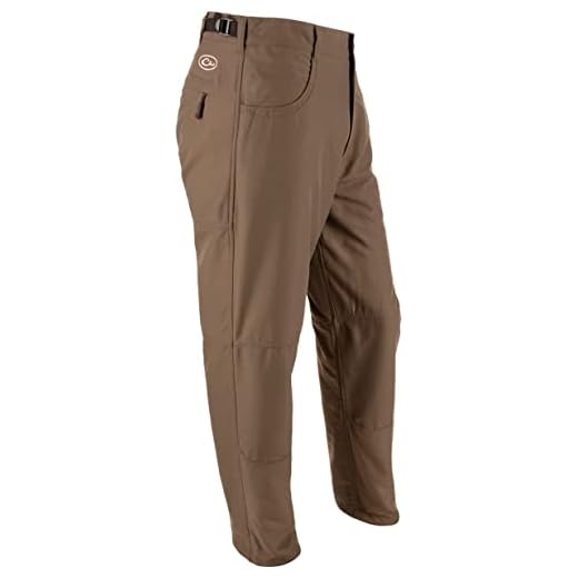 Drake Waterfowl Men's MST Jean Cut Fleece-Lined Wader Pant, Brown, X-Large