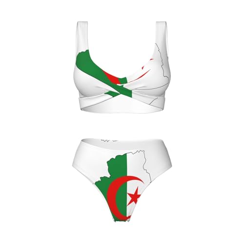 Maillot de bain Algérie femme 2 pièces bikini ventre plat - 5