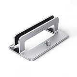 UGREEN Soporte Vertical para Computadora Portátil 15,6', Elevador Laptop Stand de Aluminio Ajustable 12-25mm Compatible con MacBook Pro/Air, Matebook, HP, iPad Gris