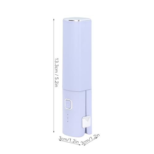 Mini plancha para cabello portátil Yosoo púrpura miniatura 2