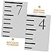 Tofficu Kids Growth Chart Ruler Template 7Pcs Plastic Height Scale Stencil for Children Reusable Measurement Tool for Nursery Wall Decor
