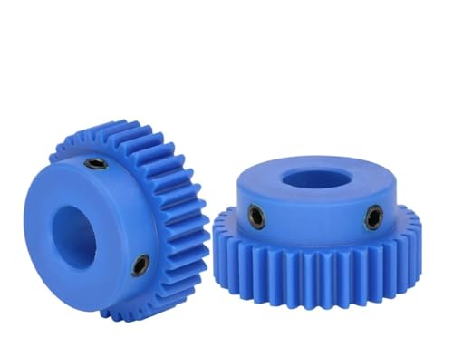 CEHJZQRPL - Jeu d'engrenages, Pignon moteur 1M-32T/34T/35T/36T/38T/40T Alésage 6/8/10/12/14/15mm Pignon en plastique Pas de denture 3,14 mm Hauteur des dents 10 mm Hauteur totale 18 mm (14 mm, 1M-38 Teeth)