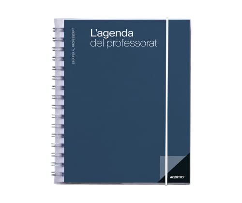 Additio - Agenda Del Profesorado Curso 2023-2024 Semana Vista Tamaño 16.5 X 21.5 Azul Catalán En Oferta Additio - La Agenda Del Profesorado | Planificación Trimestral | Semana Vista | Evaluación | Tamaño 16,5 X 21,5 Cm. | Catalán | Azul