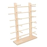 FOMIYES Holz Brillenständer Stabiler Aufbewahrungsständer für Sonnenbrillen Sehhilfen Elegantes Design für Zuhause Geschäfte für Langlebig Praktisch