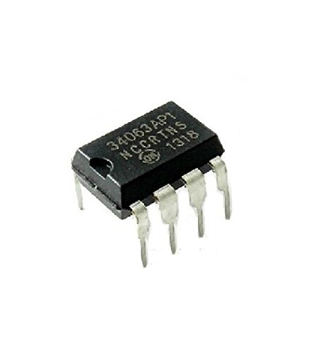 Generic 50PCS MC34063 MC34063AP MC34063API 34063API DIP-8 IC : Amazon ...
