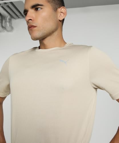 Image of Puma Men Polyester Solid Regular Fit T-Shirt