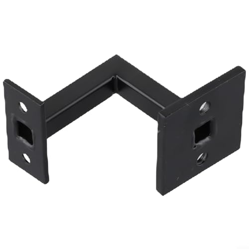 WIIYENA Support de main courante d'escalier - Support mural noir pour balustrade - Accessoire de montage domestique