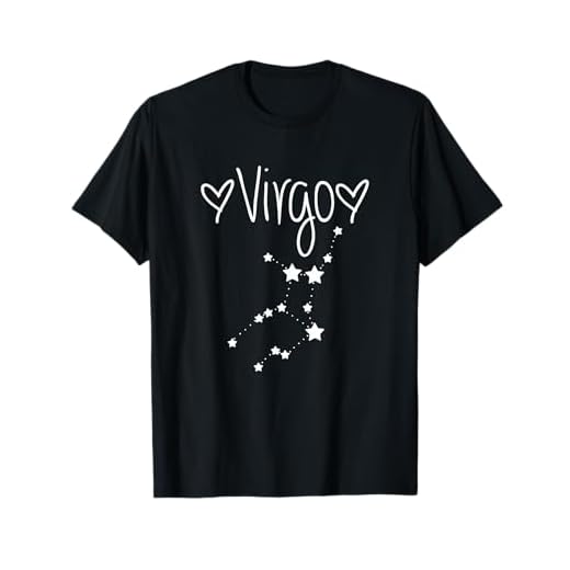 Virgo Zodiac Sign Horoscope Stars August September Birthday T-Shirt