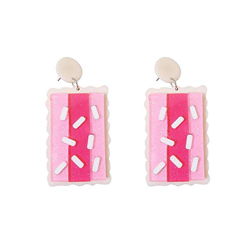 Boucles d'oreilles en acrylique mignonnes et pendantes perles