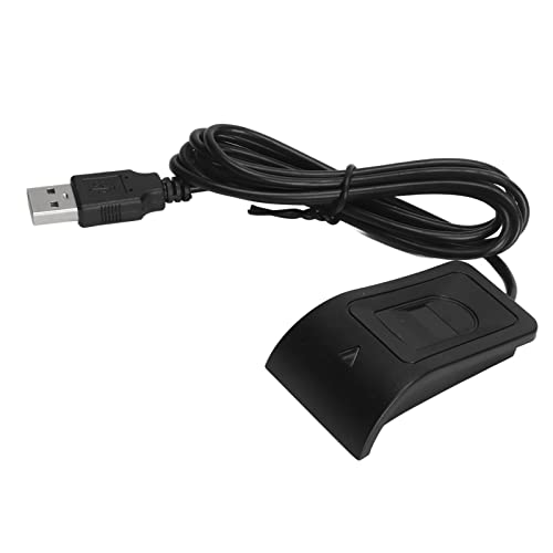 Generic Lettore di Impronte Digitali USB con Struttura Compatta, Calibrazione Automatica a 360 Gradi, Multifunzionale, Bianco o Grigio