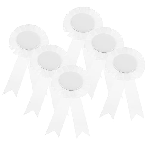 GALPADA Tinplate Blank Ribbon Rosette Award Ribbons Handicrafts for Office Diy Decorative