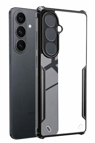 Image of Spazy Case Samsung Galaxy A57 5G Back Cover | Transparent Crystal Clear Hard PC Back Case with TPU Bumper, Drop Protection Case Cover for Samsung Galaxy A57 5G
