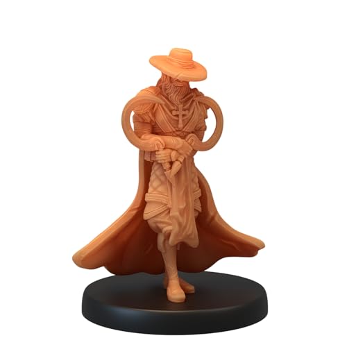 Unpainted DND Vampire Hunter Intimidating Miniature Figurine, Tabletop Gaming Collectible, Fantasy World, Ideal Gift for Dungeon Masters and Collectors Alike - Designed by Epic Miniatures