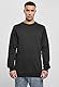 Urban Classics Herren Basic Terry Crew Sweatshirt, Schwarz (Black 00007), XXL