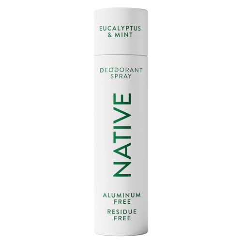 Image of Native Deodorant & Body Spray, Eucalyptus & Mint, 72-Hour Odor Protection for Underarms & Body, Aluminum Free, Quick Drying, 3.5 oz