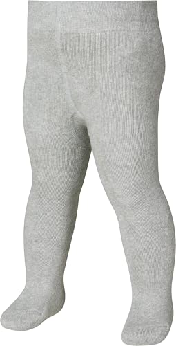 Girls' Thermal Tights Solid Colors, Grey (Grey/Melange), 110/116 cm, Grey (Gray/Melange), 110-116