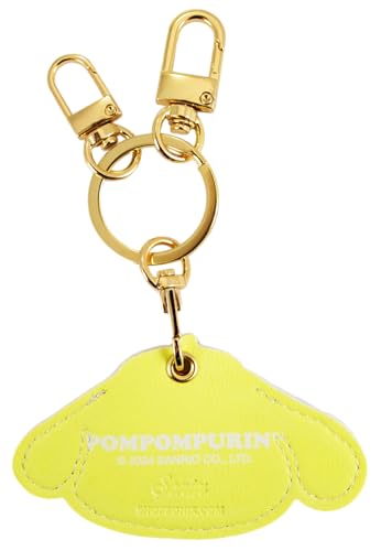 Image of Sonix x Sanrio Character Keychain Case Compatible with Apple AirTag | Protective AirTag Cover Keychain | Pompompurin