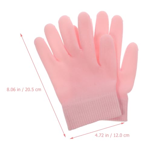 OHPHCALL Feuchtigkeitsspendende Handschuhe für trockene Hände Soft Spa Gel Hydratisierender Handschuh zur Reparatur von Hand Calluses Rissen und weichen raue Haut
