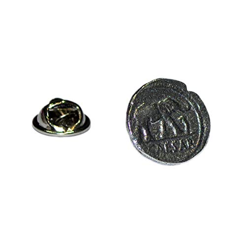 GTR-Prestige Giftware Julius Caesar Reproduction Roman Coin Pewter Lapel Pin Badge