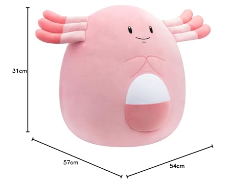 Squishmallows Chansey Pokémon coussin moelleux déco chambre enfant
