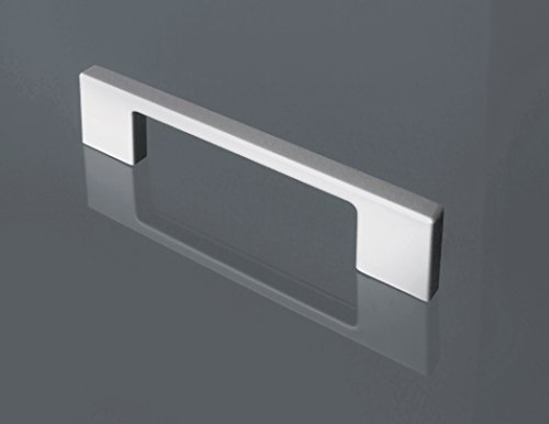 Berlioz Creations PRIMA PG4BTG Unterschrank für Küche mit Arbeitsplatte, 1 Dekortür und 1 Dekorschublade in glänzendem Grau, 40 x 60 x 85 cm, 100 Prozent französische Herstellung - Image 4