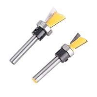 Schwalbenschwanz-Bits, 2-teiliger Schaft, Schwalbenschwanz-Bit-Verbindungsfräser Mit Lager, Holzbearbeitungsfräser Für Den Möbelbau, Schrankbau, Holzbearbeitungsschneidewerkzeuge