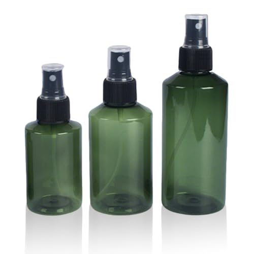 Spray Bottles Small,Plastic Spray Bottles,Squirt Bottle,3.1oz+5.4oz+6.8oz Water Spray Bottle for Plants, Pet, Hair, Essential Oils, Cleaning Solutions(3 Pack)