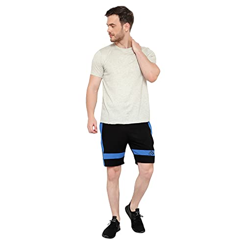 Image of Fort Worth Men's Running Shorts Quick Dry Gym Outdoor Sports Zipper Pockets 4 Pcs (X-Large ), Sky
