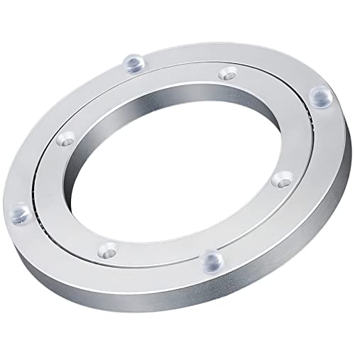 IkErna Lazy Susan Turntable Ball Bearings, Ø 12-100 cm Heavy Duty Alumialloy Table Turntable Base Bearing, Swivel Turntable/60 cm