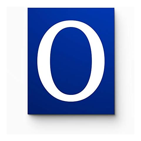 Kantu 2113001 Royal Blue Ceramic Tile Address Number, 1 Count (Pack of 1) Cover