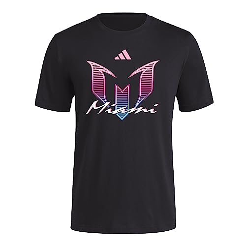 adidas Men's Messi Neon Lights Short Sleeve T-Shirt