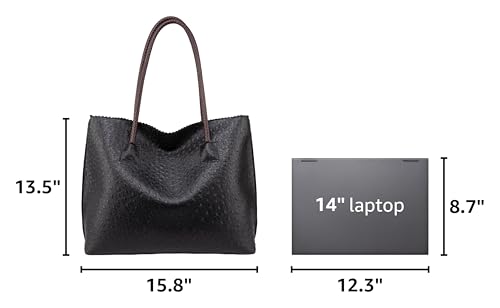 Milan Chiva Ostrich Vegan Tote