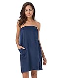SIORO Bath Towels for Women Towel Wraps Robe Spa Shower Bathrobes with Adjustable Closure & Pockets