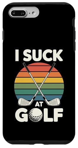 I Suck At Golf Loser Dad ȃW[N St X}zP[X iPhone 7 Plus/8 Plus p