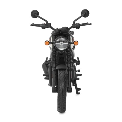 Image of Royal Enfield Hunter 350 Scale Model | 1:12 Diecast Metal & Plastic | Working Suspension&Side Stand | Steerable Handlebars | Free-Rolling Wheels | Authentic Mirrors | Collectors Essential Tokyo Black