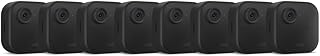 All-New Blink Outdoor 4 (4th Gen) – Wire-free smart security camera, two-year battery life, two-way audio, HD live view, enhanced motion detection, Works with Alexa – 8 camera system