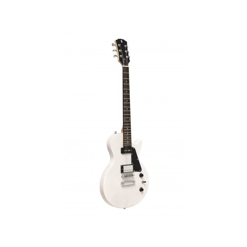 Stagg SEL-HB90 WHB - Chitarra elettrica serie Standard con corpo in mogano massiccio e tavolo piatto