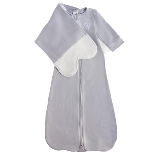 Image of The Butterfly Swaddle Organic Cotton Blend, All-in-One Sleep Sack Training System for Newborn Infant Baby