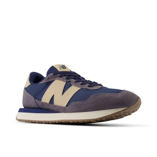 New Balance New Balance Men's 237 V1 Classic Sneaker, Navy/Beige, 4