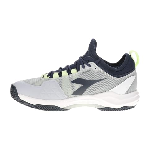 Diadora Mens Speed Blushield Fly 4 Plus Clay Tennis Sneakers Shoes - Blue, Grey3