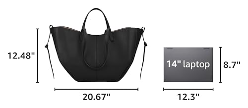 Image of Juoxeepy Work Bag Faux Leather Tote Bag for Women Trendy Handbag Purse Fall Shoulder Bag with Magnetic Closure