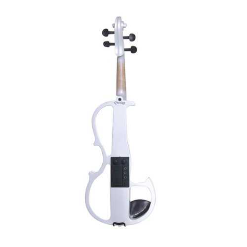 Cecilio CEVN2W Style 2 Silent Electric Solid Wood Violin with Ebony