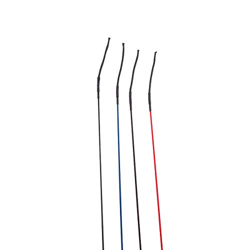 HORZE Ashton Dressage Whip with Comfortable Gel Handle | Horse Pig Whip - Black - 40 in