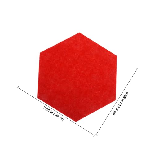 Tableau mural feutre hexagonal Mipcase de 12 pièces pour affichage et déco