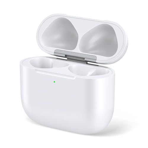 CIVPOWER Charging Case Replacement for Air pods 4th Compatible for Air Pod 4th Generation Wireless Charger Cases with Bluetooth Pairing (No Earbuds) - White