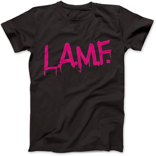TAOSHI LAMF L.A.M.F As Worn by Johnny Thunders T-Shirt 100% Cotton Gift Black L