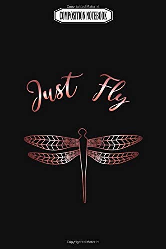 Composition Notebook: Windblown Audioquest Blue Corkcicle Dragonflies Barrette Dragonfly Notebook Journal Notebook Blank Lined Ruled 6x9 100 Pages